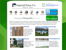 Tablet Screenshot of imperialfenceco.com